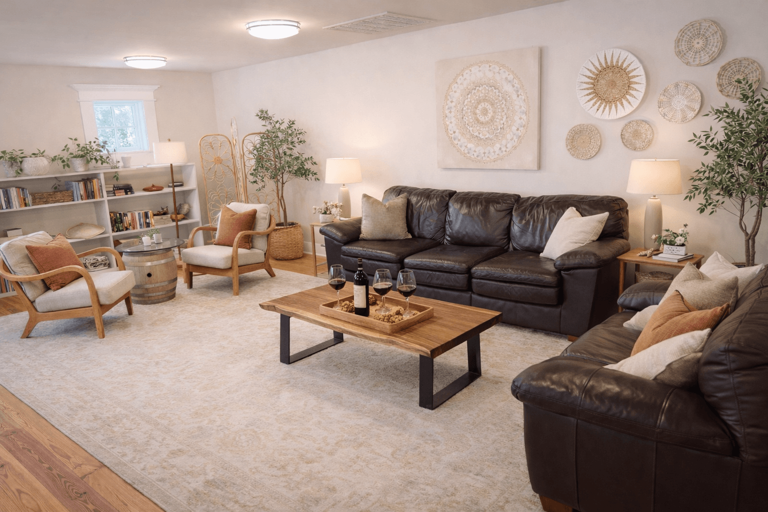 The Loft lounge at FireClay Cellars