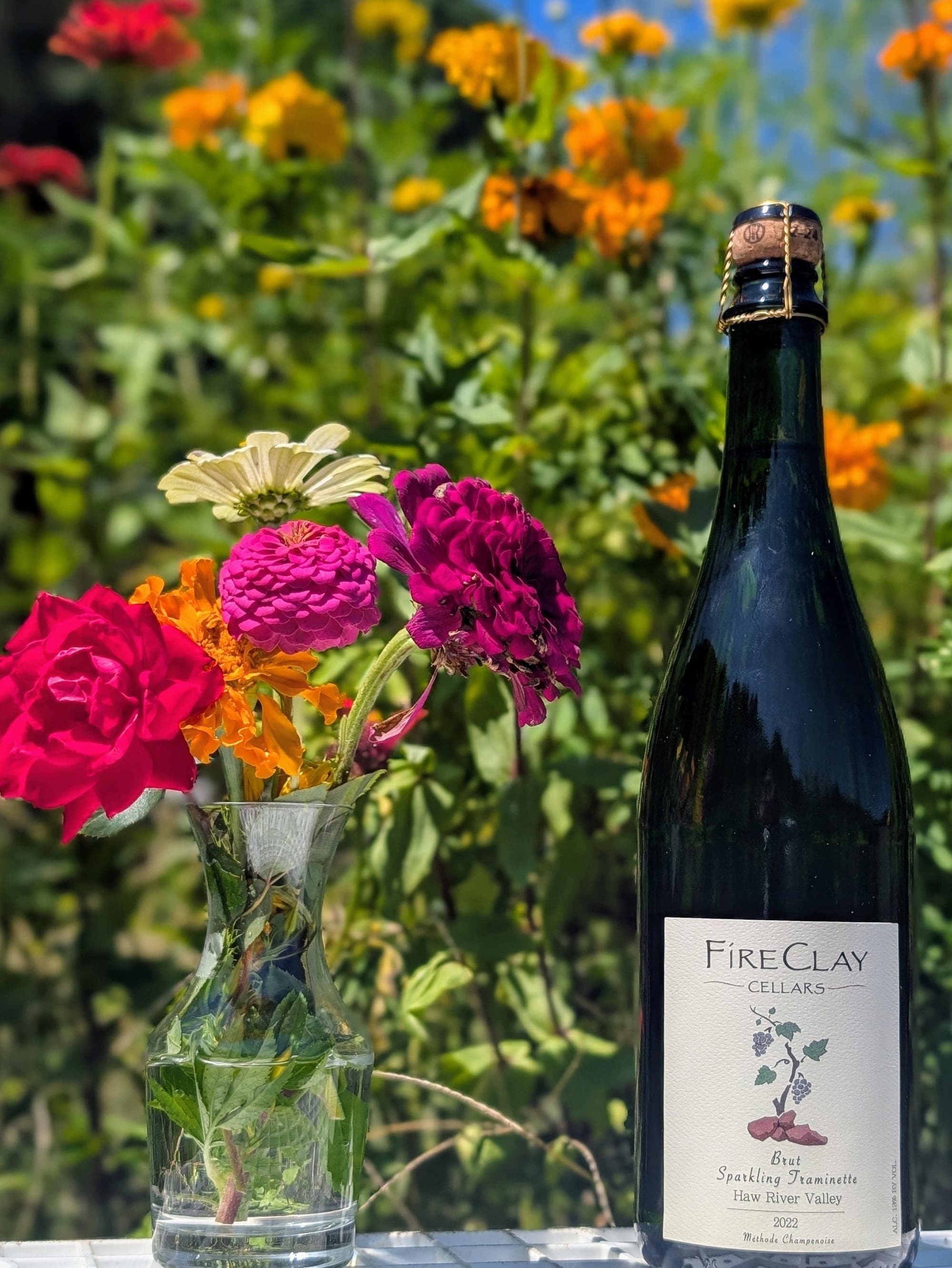 Traminette with flowers